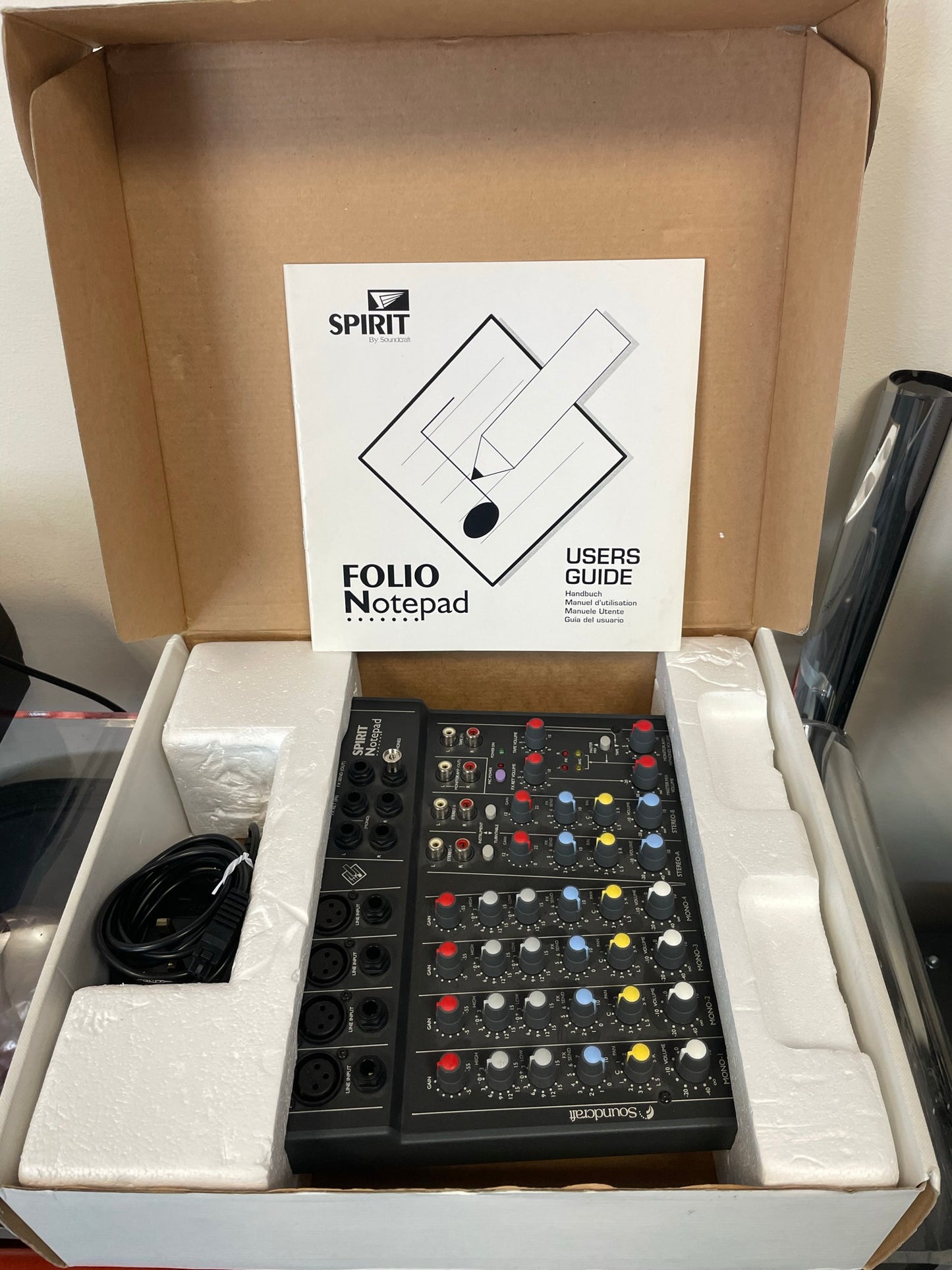 Used - Soundcraft Spirit Notepad