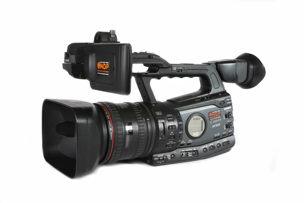 Canon XF305E Camcorder And Accessories