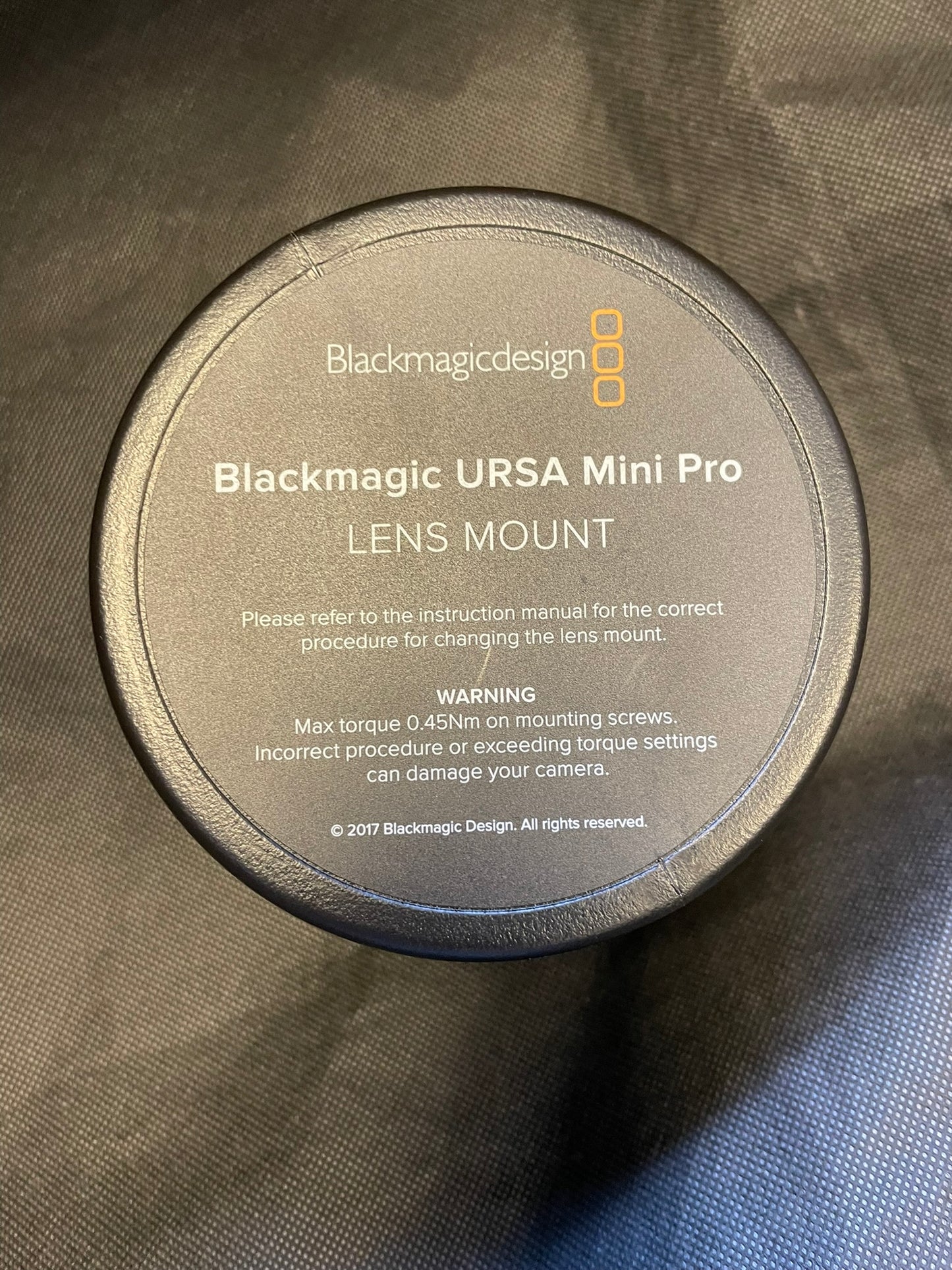 Blackmagic URSA Mini Pro PL Mount