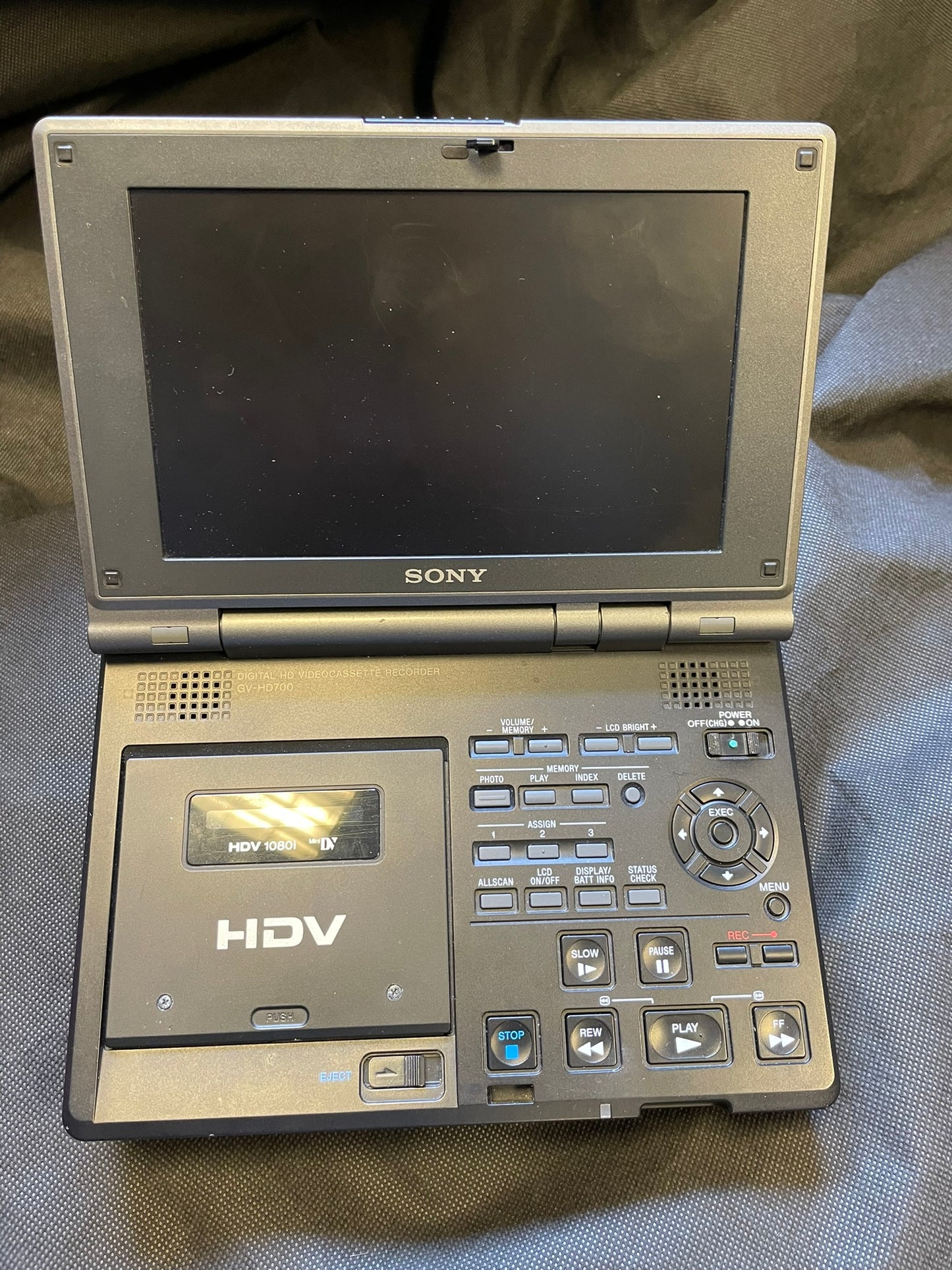 Sony GV-HD700E HDV-VTR Videocassette Recorder