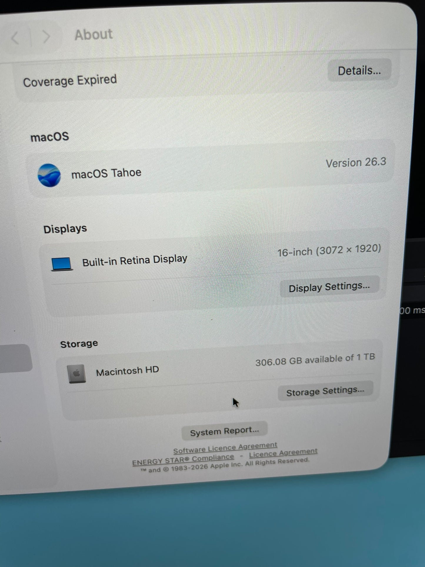Apple Macbook Pro 16"