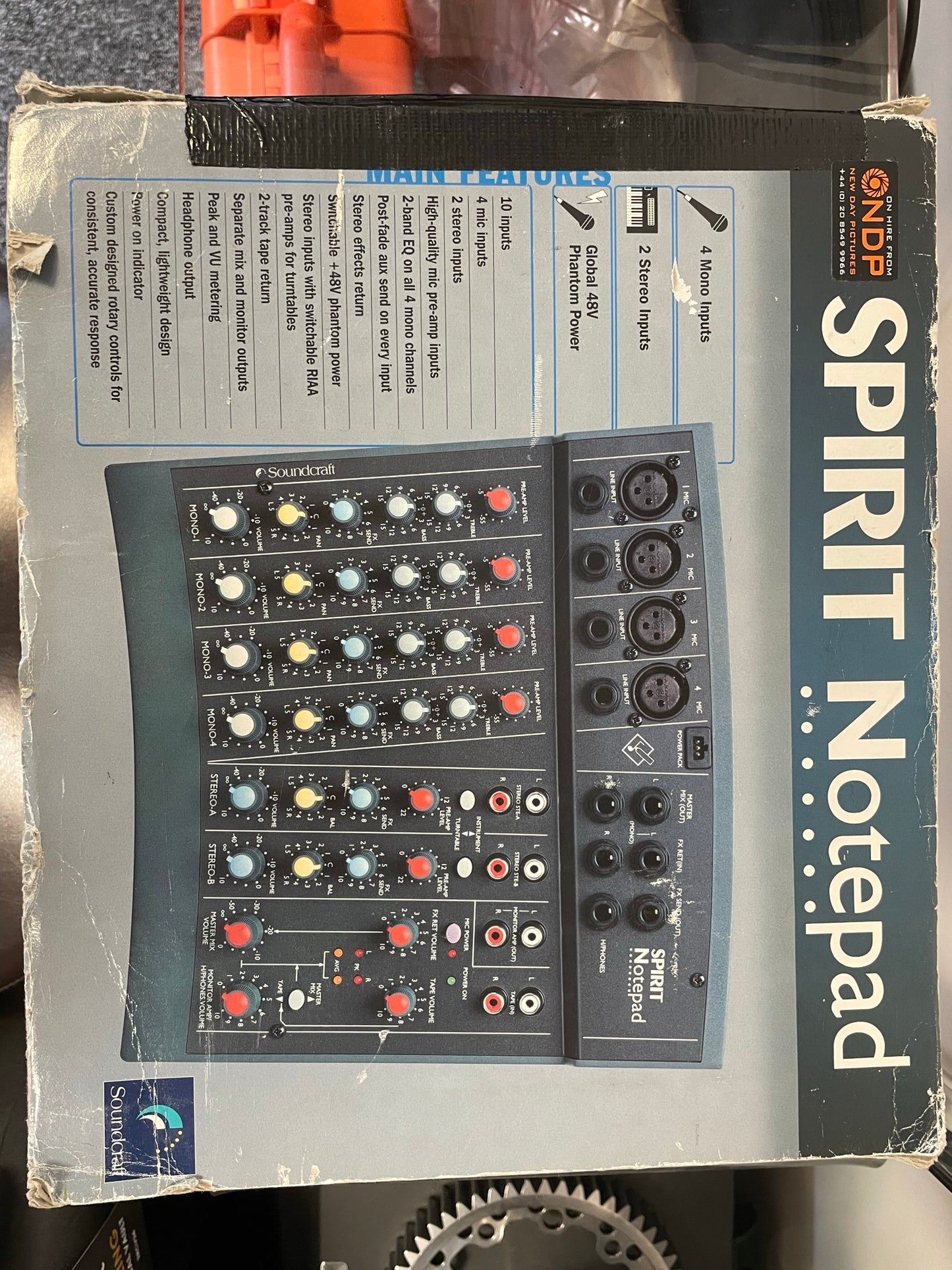 Used - Soundcraft Spirit Notepad