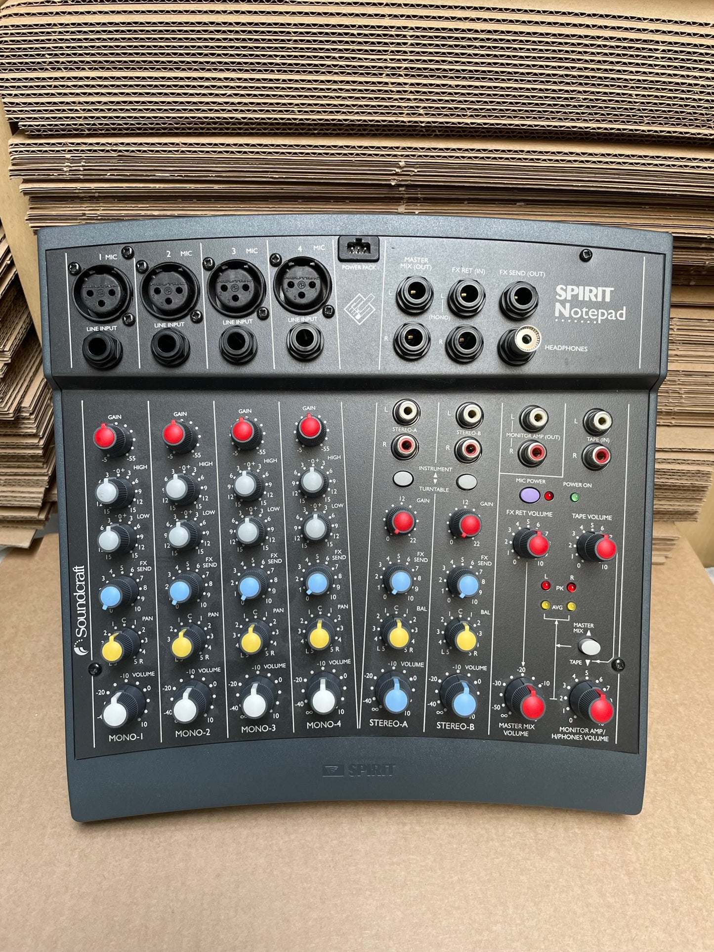 Used - Soundcraft Spirit Notepad